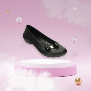 CROCS Flats Ballet Gianna Bow Slip On Black Size 8